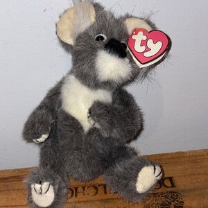 Ty Koala Beanie Plush in Gray and White